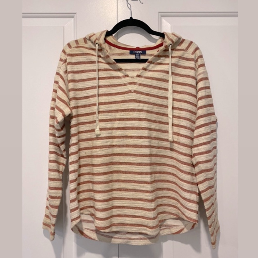 Hooded Striped Sweater
